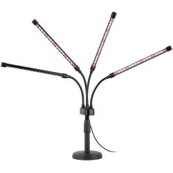 Настольный светильник для растений ЭРА FITO-40W-АLED-Ra-USB полного спектра 40 Вт черный | Интерьерные фито светильники