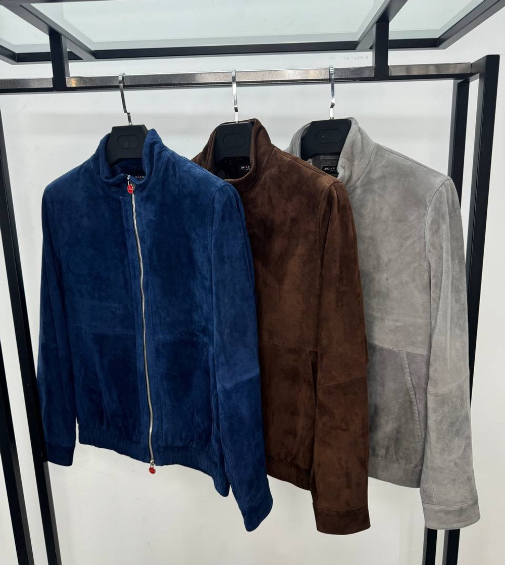 Замшевая куртка Kiton