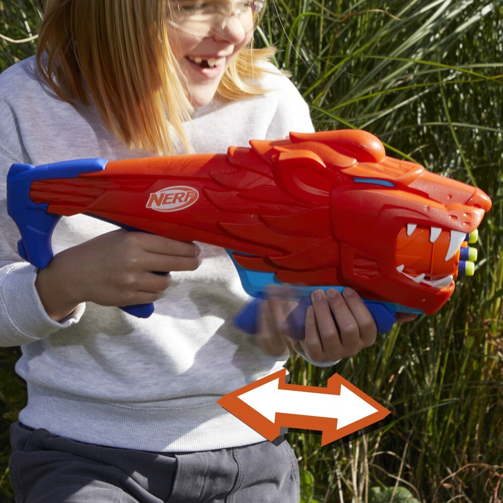 Hasbro Nerf Elite Junior - Пусковая установка Wild Lionfury + стрелы F8646 / артикул   F8646  / GTIN 5010996212160