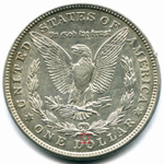 1 доллар 1921 (D). США XF+ (Морган)