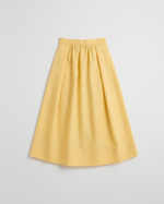 Расклешеная юбка-миди из хлопка-поплина