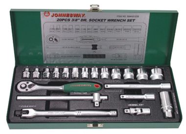 S04H3120S Набор головок торцевых 3/8"DR, 6-23 мм, 20 предметов