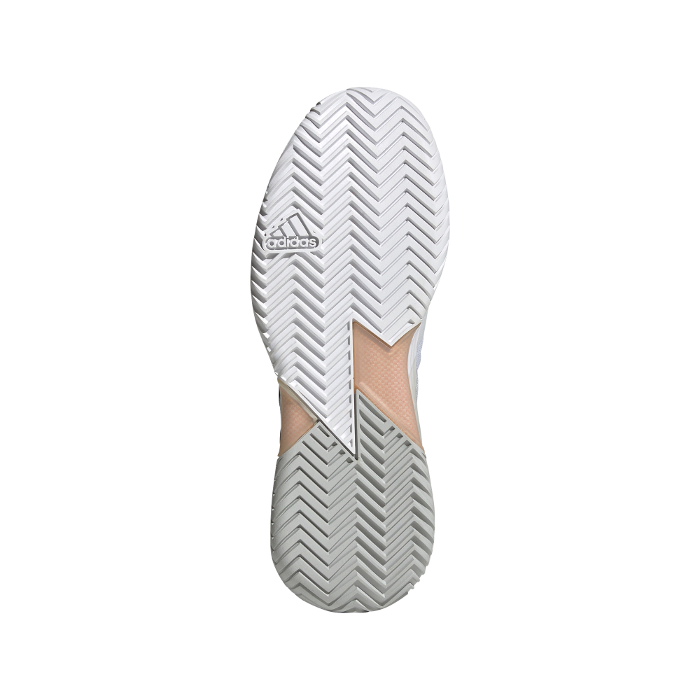 Женские Кроссовки теннисные Adidas Adizero Ubersonic 4 W - grey two/core black/white