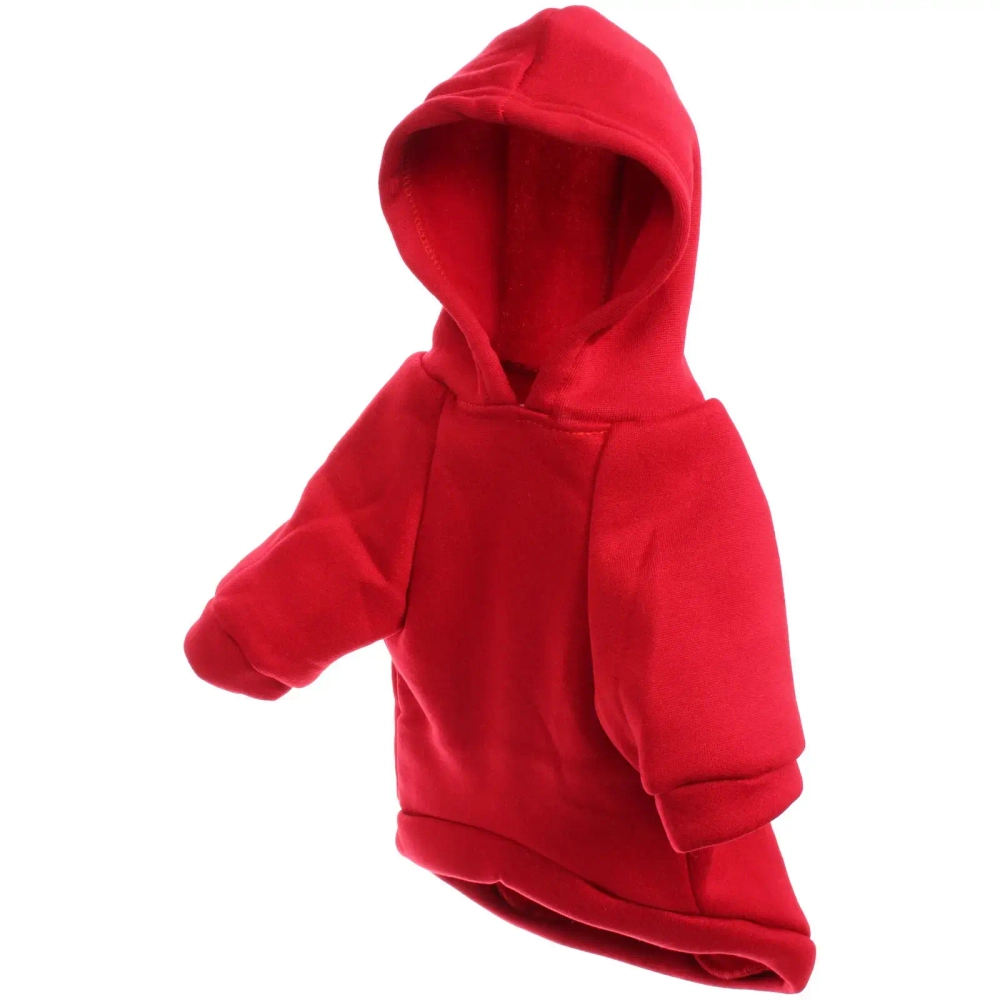 Кофта - толстовка для мелких пород собак «BRO Style», цвет бордовый, р M (на флисе)