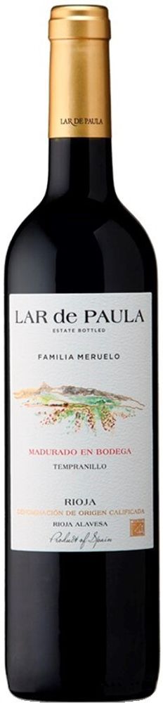 Вино Lar de Paula Tempranillo, 0,75 л.