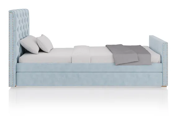 Кровать подростковая Elit soft (голубой)