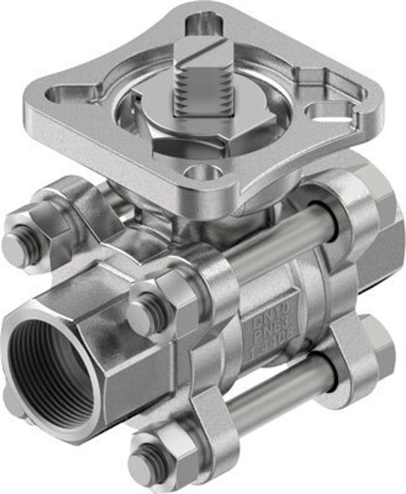 VZBE-3/8-WA-63-T-2-F0304-V15V15 Шаровой кран