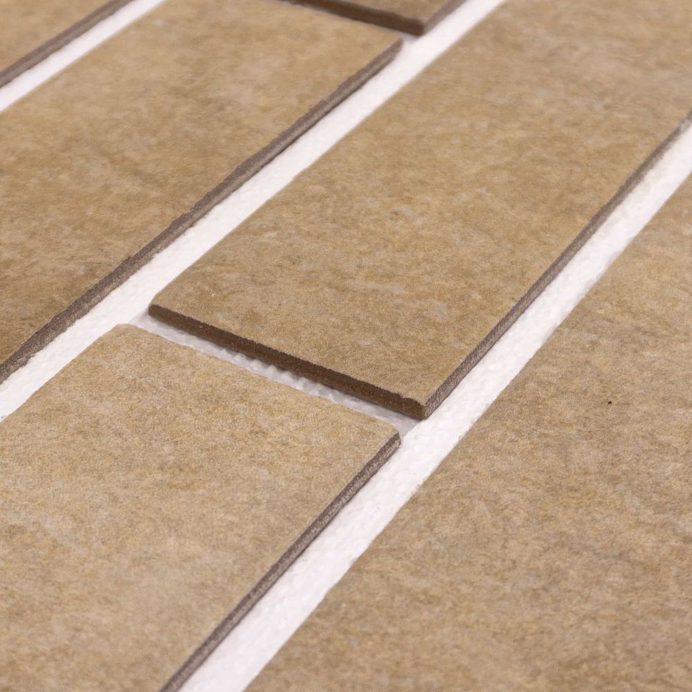 Клинкерная термопанель ППС Beryoza Ceramica Akita Бежевый 1020х455 мм