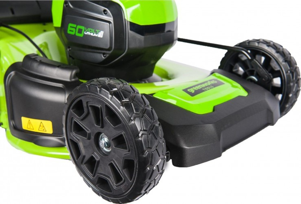 Газонокосилка аккумуляторная GREENWORKS GD60LM46SP 60V, бесщеточная, без АКБ и ЗУ 2502907