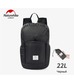 Рюкзак Naturehike 22 л, черный