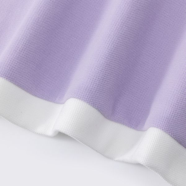 Поло фиолетовый/белый/ пыльно-синий - фото 8