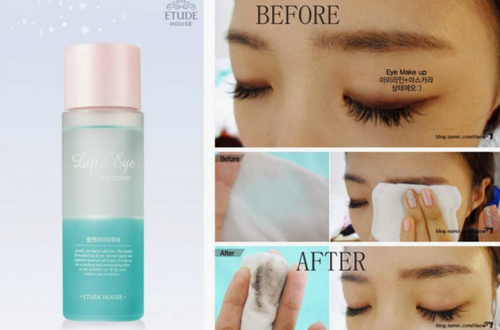 Etude House Lip & Eye Remover двухфазное средство для снятия макияжа с глаз и губ