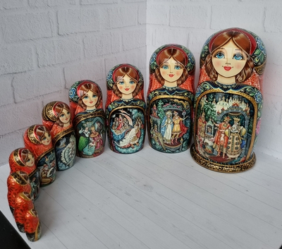 Матрёшка "Царь Салтан" 10мест