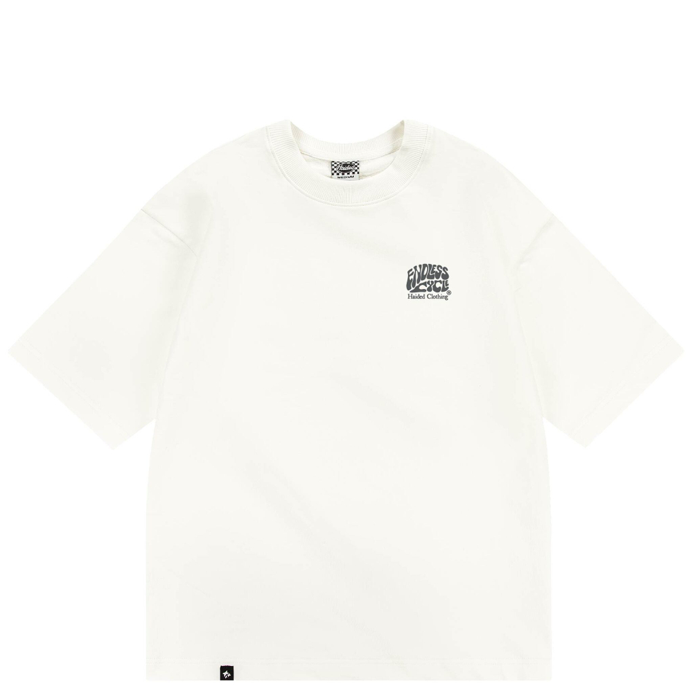Футболка Haided ENDLESS CYCLE RLXD HW TEE ecru