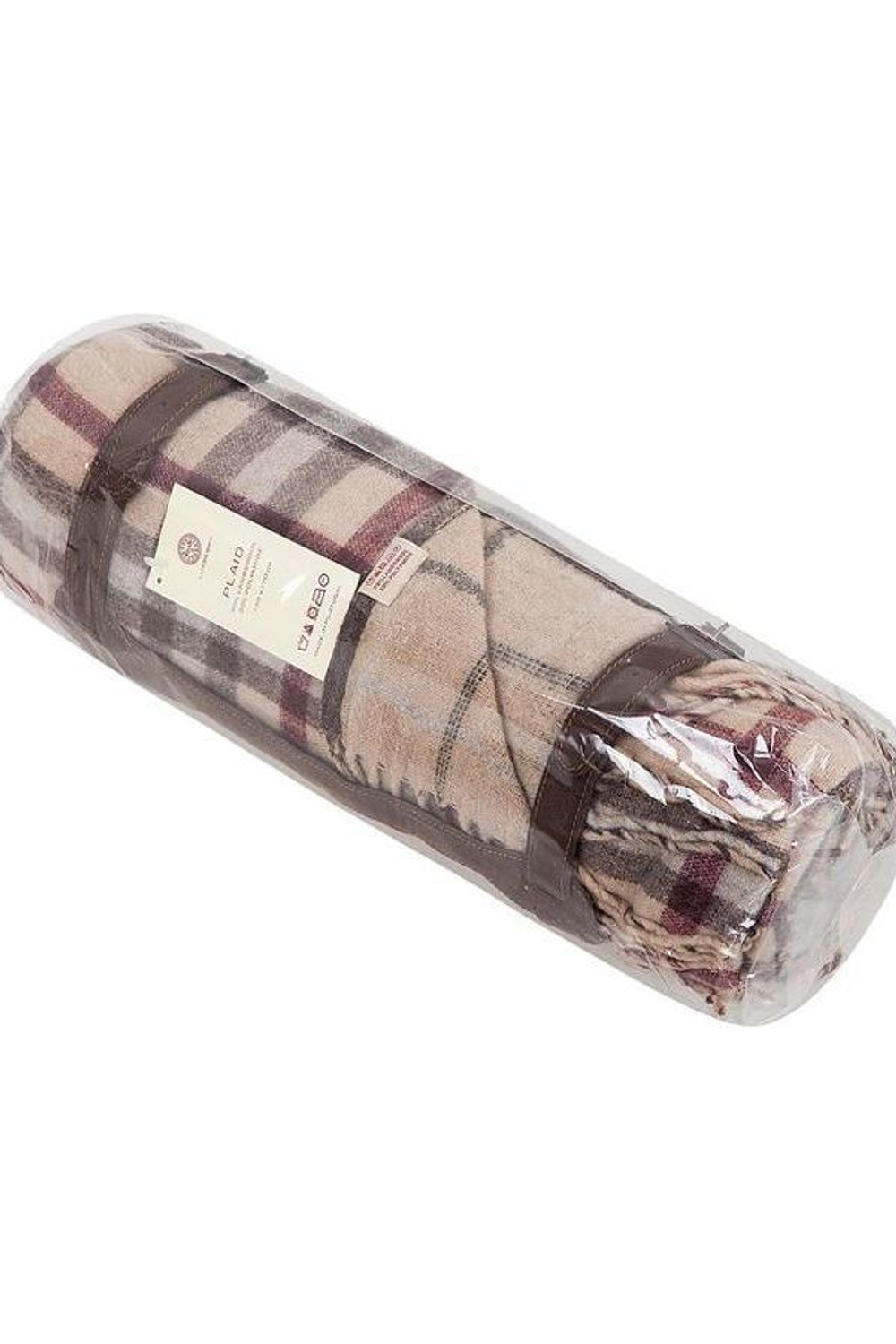 Плед 130х170 Luxberry Vandyck коричневый Португалия упаковка