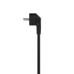 Сетевой фильтр удлинитель Philips CHP2135BA/51 с тремя стандартными розетками EU, с заземлением и защитой от перегрузок, 2 м, черный