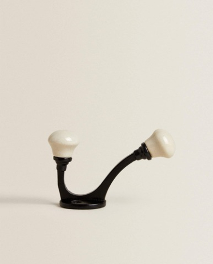 ZARA HOME КЕРАМИЧЕСКАЯ ВЕШАЛКА