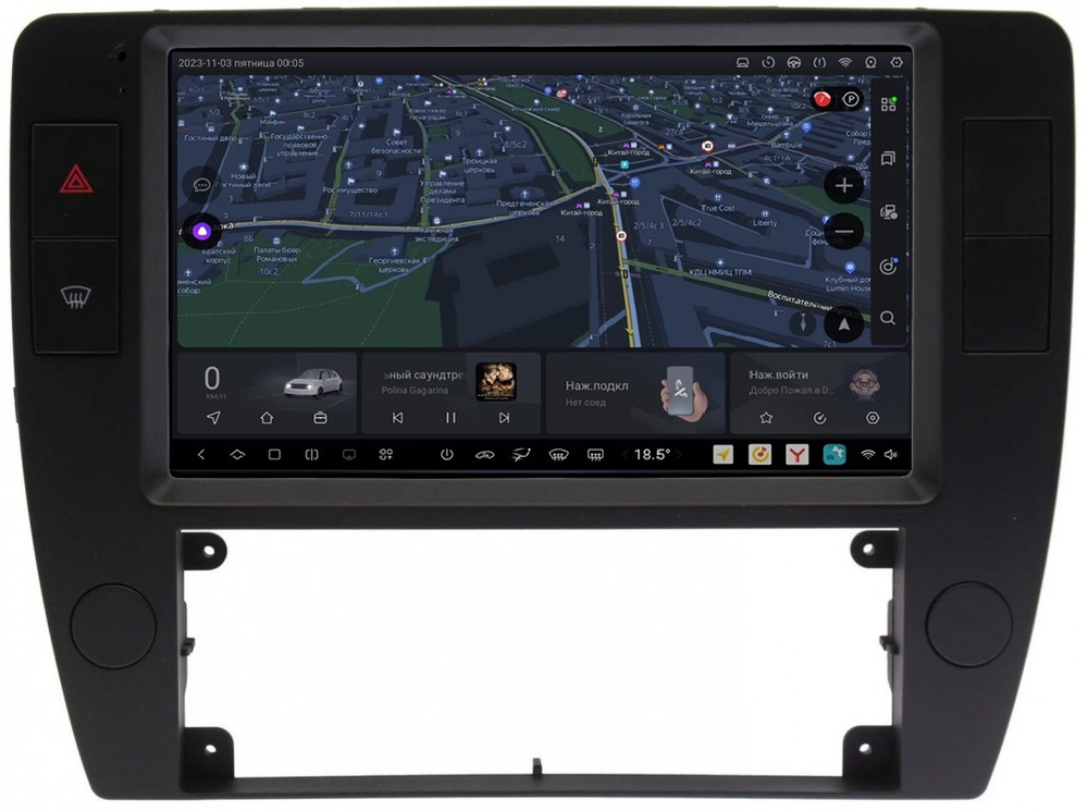 Магнитола для Volkswagen Passat B5 2000-2005 - Carmedia SF-9018 QLed+2K, Android 13, UIS7870 (DUDU7), CarPlay, SIM-слот