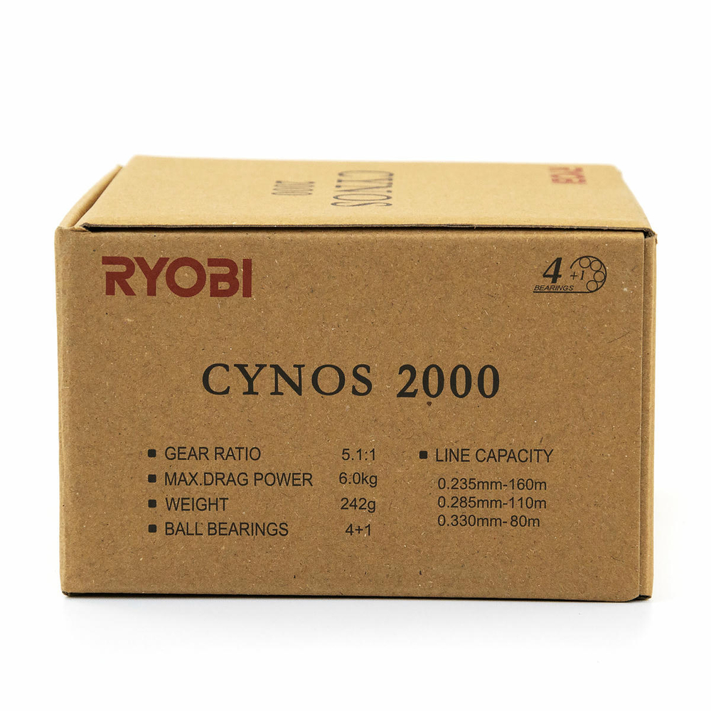 Катушка безынерционная Ryobi Cynos 2000 (4+1BB, мет. шпуля)