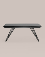 Стол обеденный Пандора раскладной 180-280*90 керамика темная