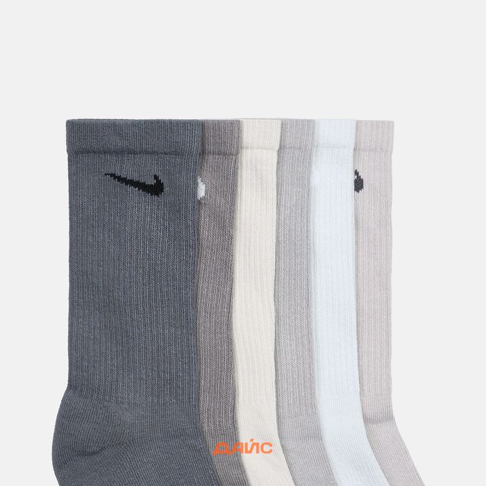 Носки Nike Everyday Plus Cushioned Crew 6 Pairs артикул:SX6897-991 - купить в магазине Дайс