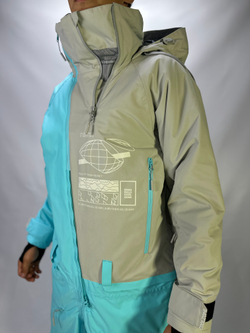 Комбинезон COOLZONE OSLO холодный серый/неоголубой