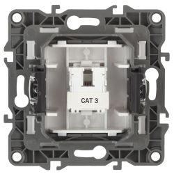 12-3105-14 ЭРА Розетка телефонная RJ11, IP20, Эра12, медь