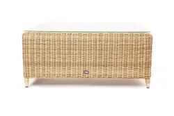 "Кон Панна" столик журнальный из искусственного ротанга, цвет соломенный