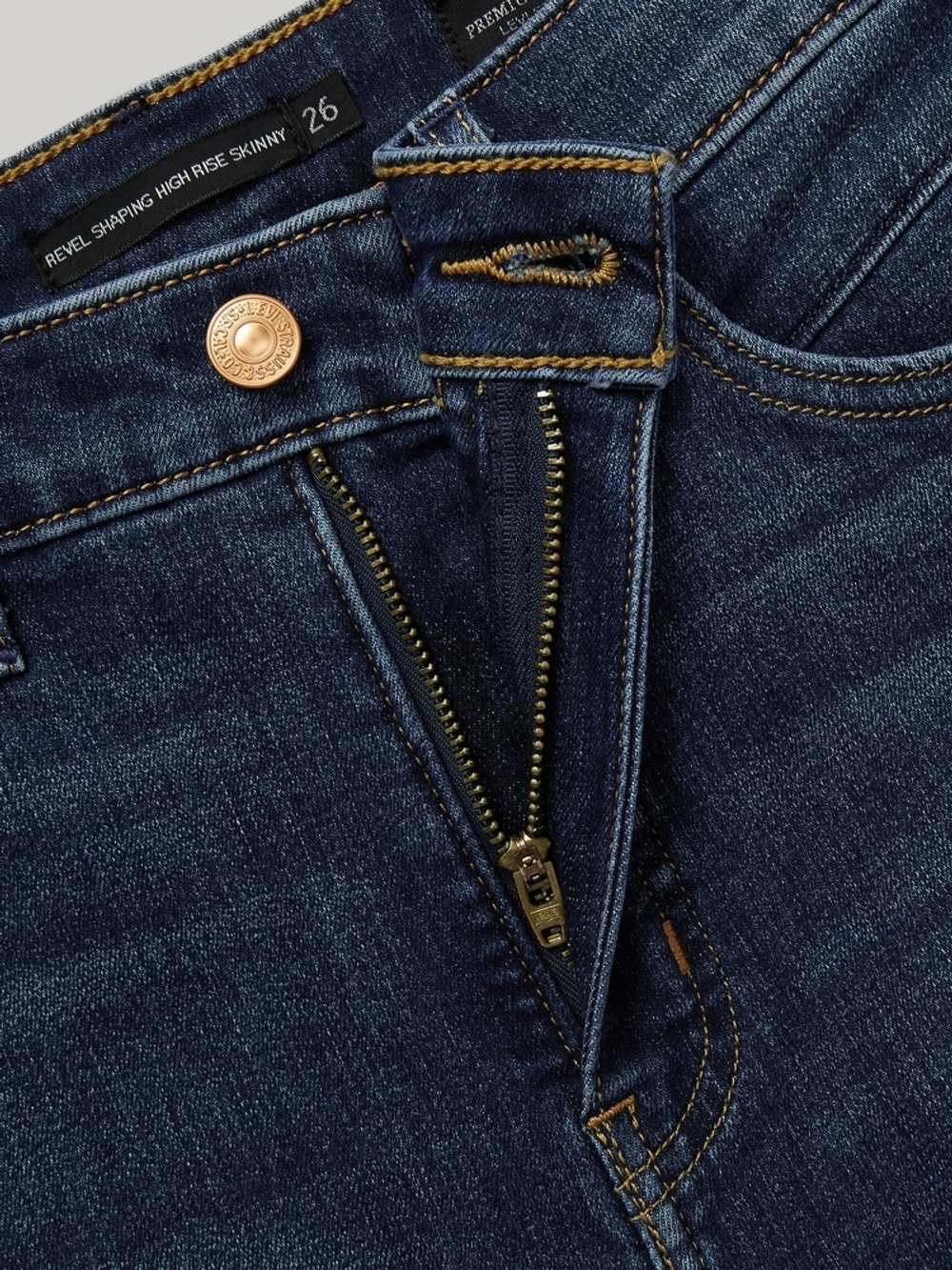 Женские облегающие джинсы Levi's Revel Shaping High Rise Skinny 74896-0050, Утепленные