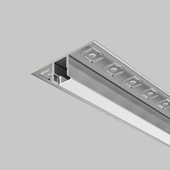 Алюминиевый профиль встраиваемый скрытого монтажа 53x13 (Серебро, 2 м), ALM-5313B-S-2M Led Strip alm-5313b-s-2m