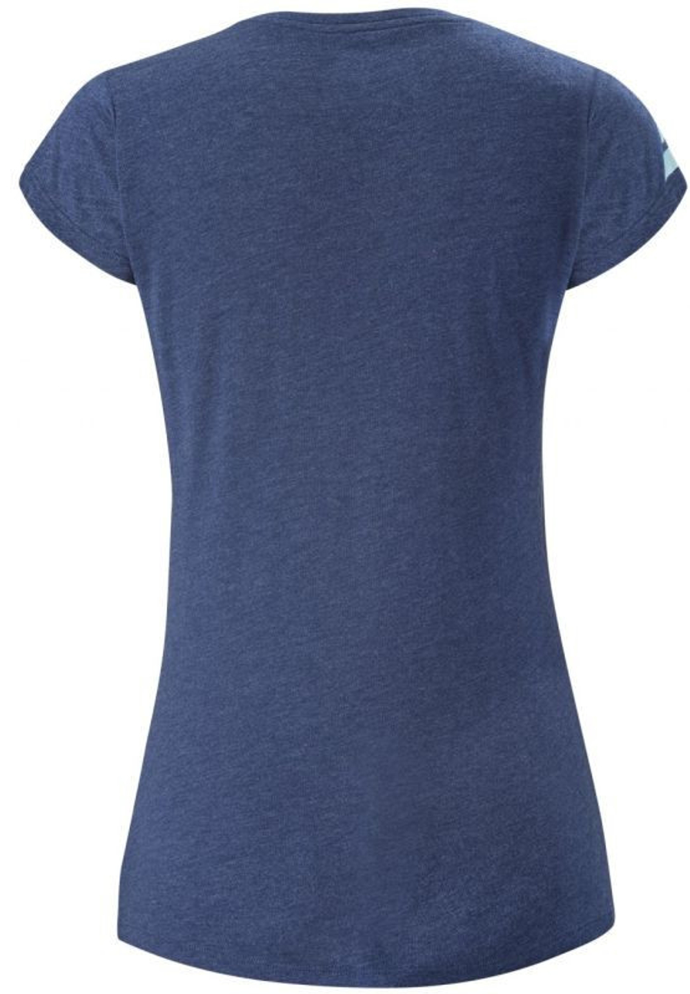 Женская теннисная футболка Babolat Exercise Glitter Tee W - небесный