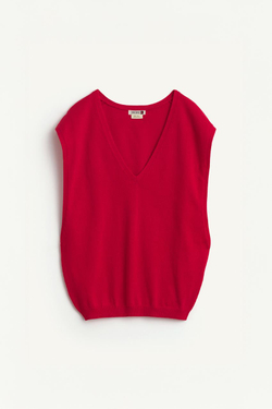 ZARA ЖИЛЕТ БЕЗ РУКАВОВ, КРАСНЫЙ