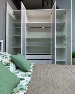 Шкаф 4-х дверный "Фрея"(Белый), МФ SbkHome