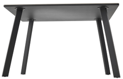 Стол ТИК ТАК 120 ОНИКС, керамика / Черный каркас М-City