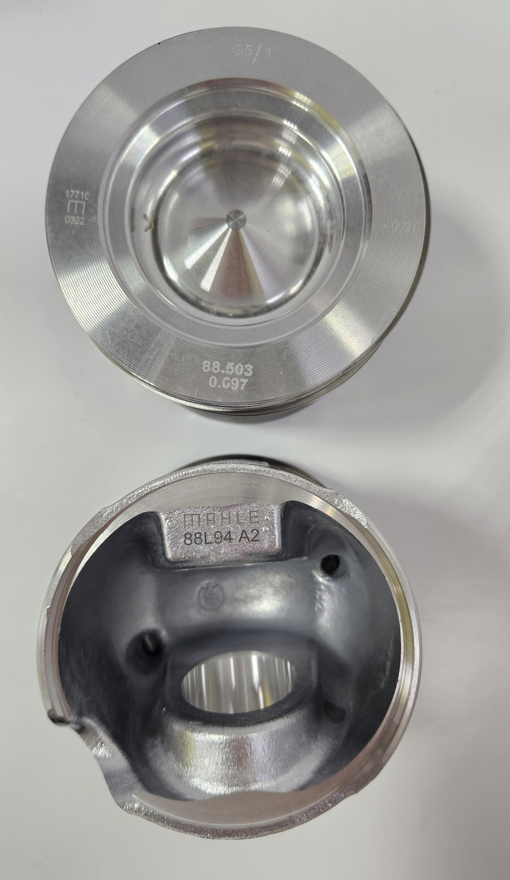 Поршни с кольцами +0.60 F1AE0481D Fiat Ducato 2.3D Mahle