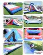 Коммерческий надувной аквапарк на воде «Гидро модуль» 24×21×5 м