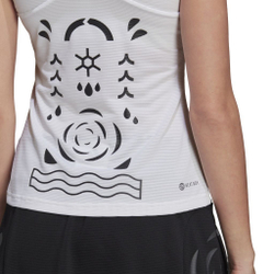 Женский топ теннисный Adidas Paris Tennis Y-Tank Top W - white/black