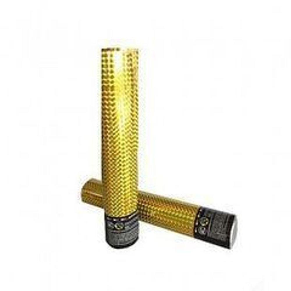 Пневмохлопушка, 60 см, "Голография" Золотое конфетти, 1