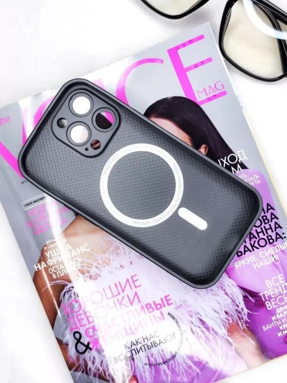 Накладка iPhone 14 PRO | AG Glass Case Graphite