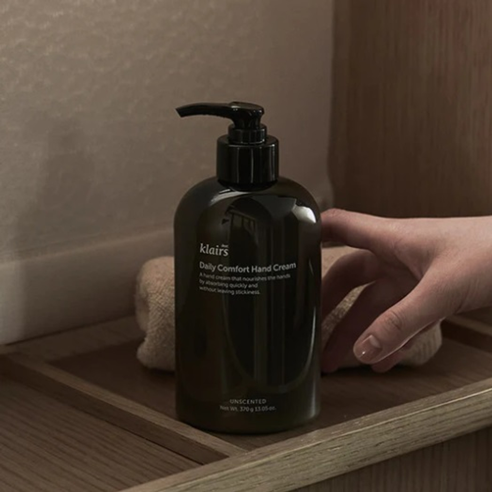 Dear, Klairs Крем для рук увлажняющий для ежедневного ухода - Daily comfort hand cream, 370г