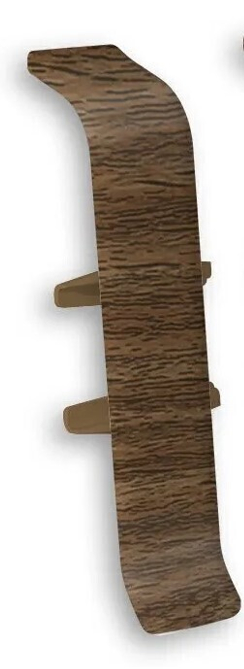 Соединитель для плинтуса 100мм "Деконика", 291 Орех