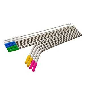 Набор металлических трубочек ZEERO 8+2 с наконечниками