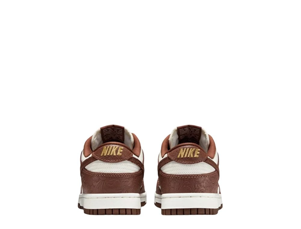 Кроссовки Nike Dunk Low Sail/Fauna Brown/Sail/Metallic Gold