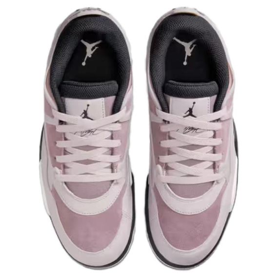 Jordan Air Джордан 4 Винтажные баскетбольные кроссовки Низкие Топы Фиолетовые Женские