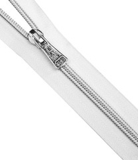 Молния спираль Т5, L 75 см, белый