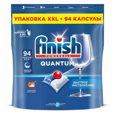 Капсулы для ПММ Finish Quantum 94 шт/упак