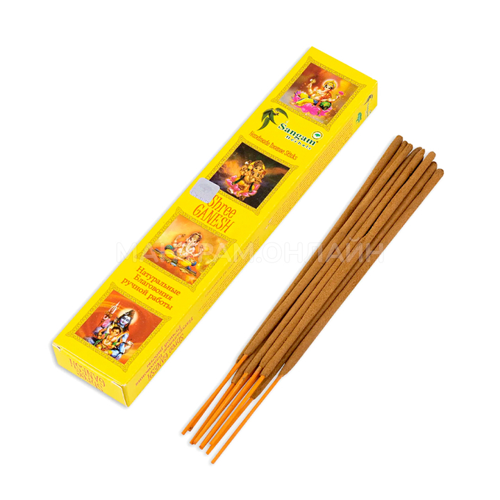 Sangam Herbals Shree Ganesh Благовоние-масала Шри Ганеш 15 г