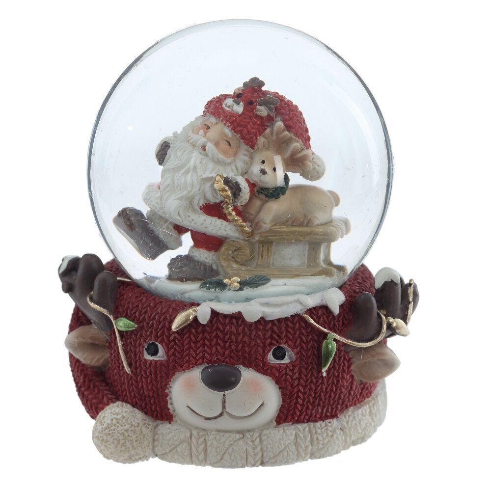 GAEM Фигурка декоративная "Дед Мороз" в стекл шаре, D 6.5 см, L7 W6,5 H8,5 см, 2в.