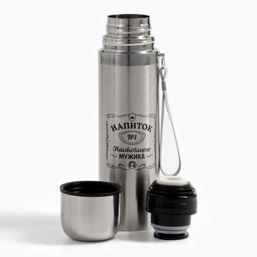 Термос «Напиток мужчины», 500 мл, с кружкой