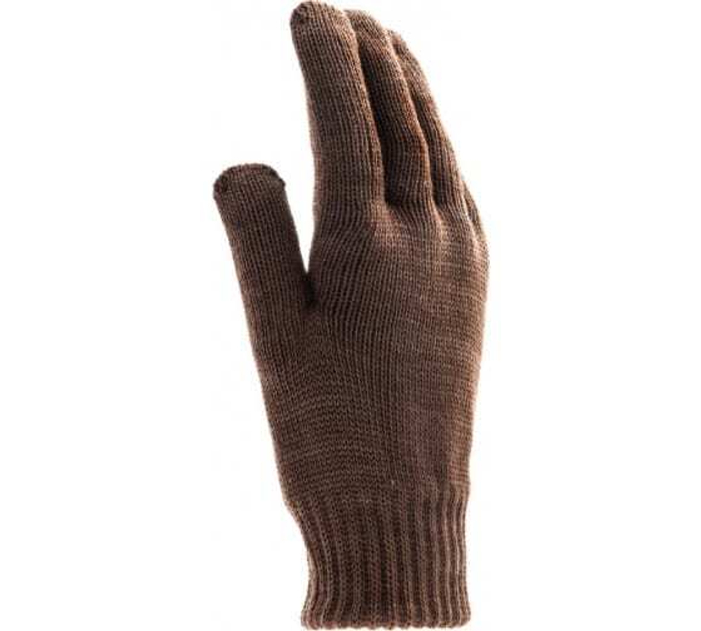 ПЕРЧАТКИ СИБРТЕХ ТРИКОТАЖНЫЕ ДВОЙНЫЕ ПОЛУШЕРСТЯНЫЕ 68633